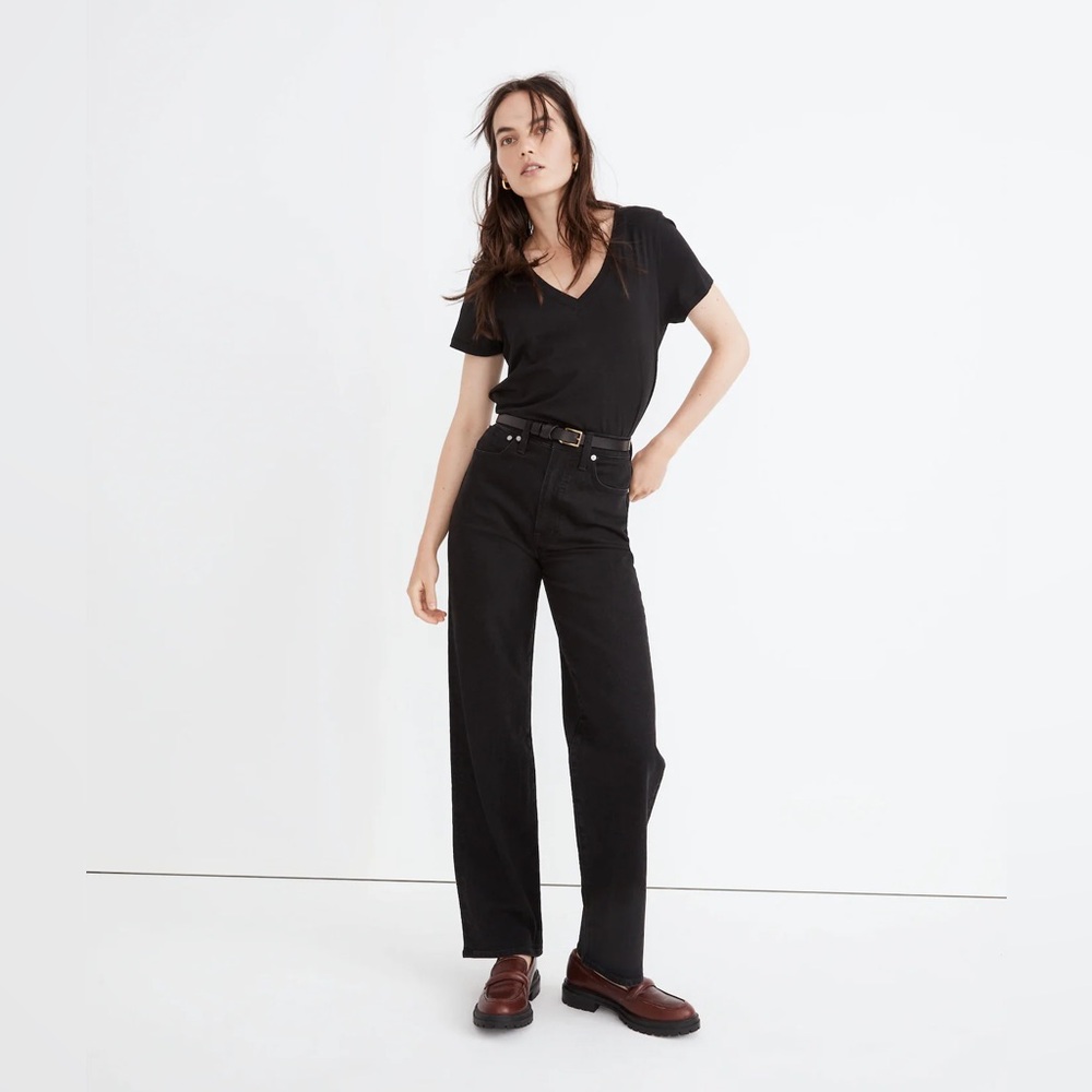 Madewell The Perfect Vintage Wide-Leg Jeans 27 Tall